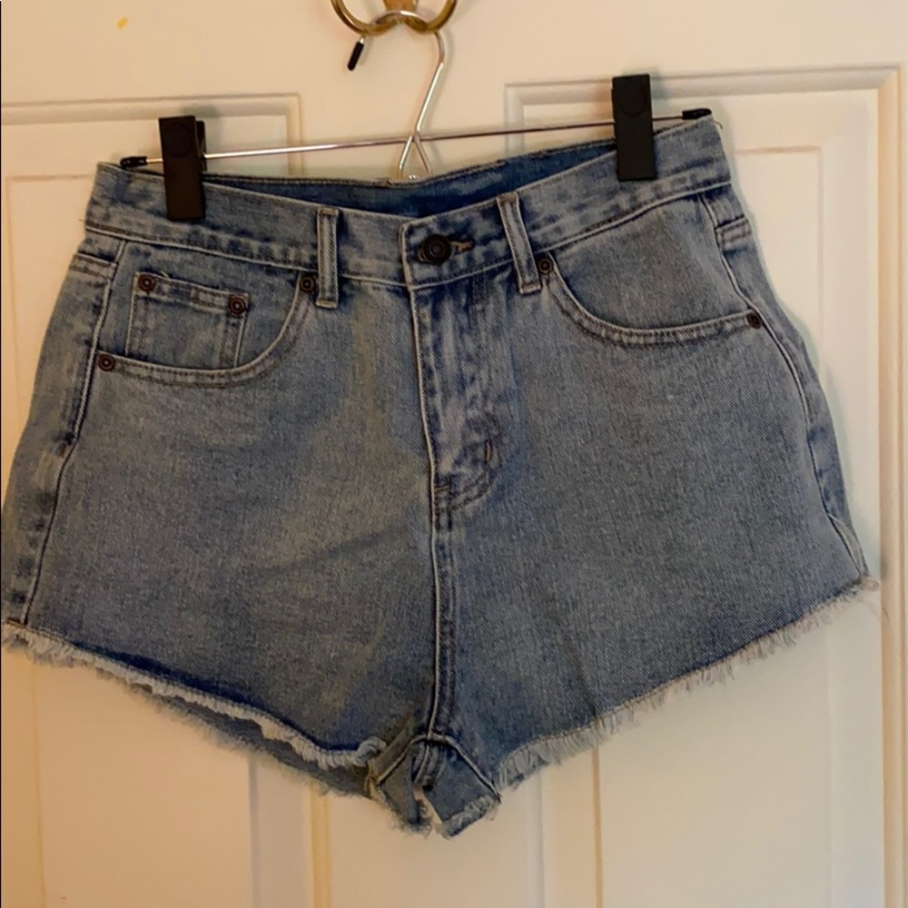 blue jeans shorts